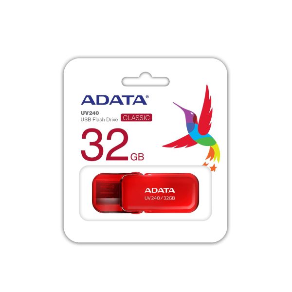 ADATA UV240 unidad flash USB 32 GB USB tipo A 2.0 Rojo - Imagen 3