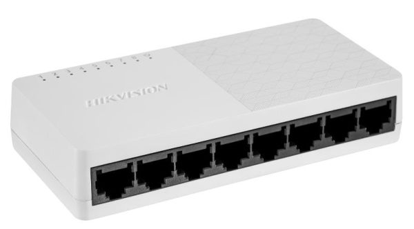 Hikvision DS-3E0508D-O dispositivo de redes Gigabit Ethernet (10/100/1000) Negro, Blanco