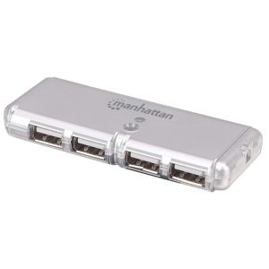 Manhattan Hub de Bolsillo USB de Alta Velocidad 2.0