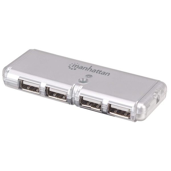 Manhattan Hub de Bolsillo USB de Alta Velocidad 2.0