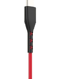 Naceb Technology USB A - USB C, 1m cable USB USB 2.0 Negro, Rojo