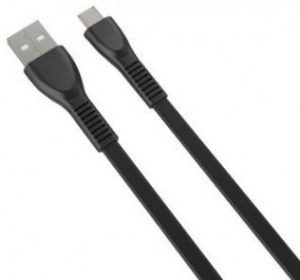 Naceb Technology USB A - microUSB, 1m cable USB USB 2.0 Micro-USB B Negro