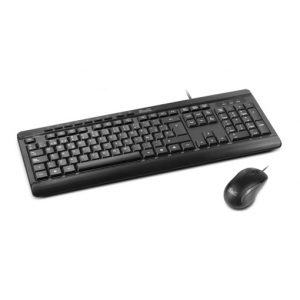 Klip Xtreme DeskMate teclado Ratón incluido Hogar USB QWERTY Español Negro