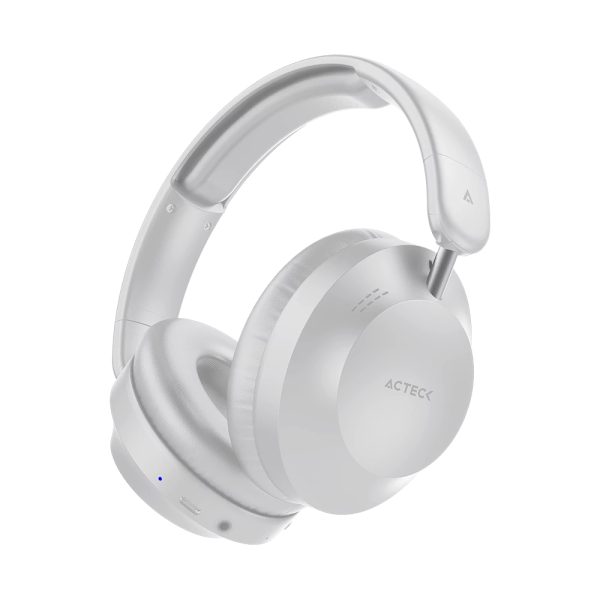 Acteck Triton Pro HP636 Auriculares Inalámbrico y alámbrico Diadema Llamadas/Música USB Tipo C Bluetooth Blanco - Imagen 2