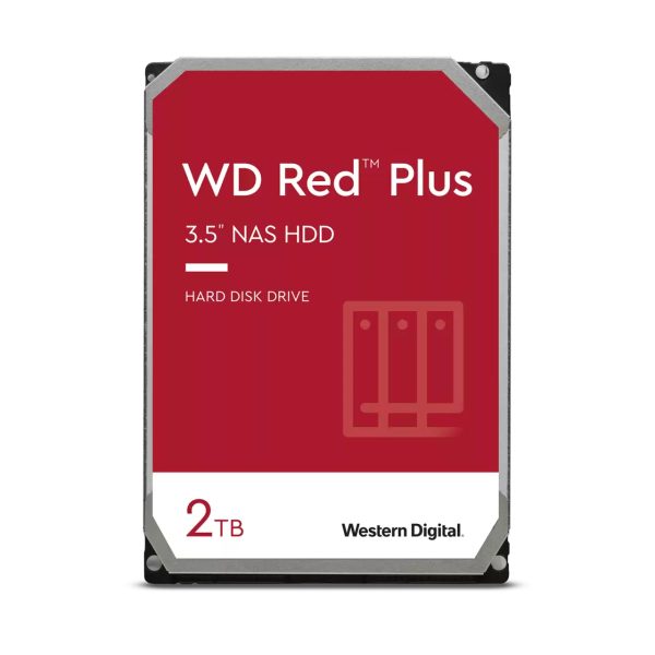 Western Digital Red Plus WD20EFPX disco duro interno 2 TB 5400 RPM 64 MB 3.5" SATA - Imagen 2