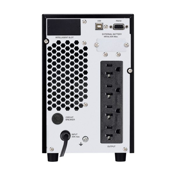Smartbitt SBOL2KT-1 sistema de alimentación ininterrumpida (UPS) Doble conversión (en línea) 2 kVA 1800 W 4 salidas AC - Imagen 2