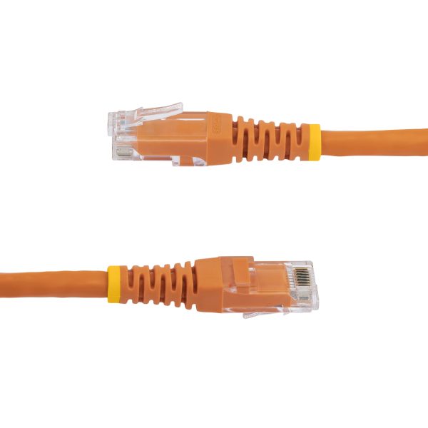 StarTech.com Cable de Red 4.5m Categoría Cat6 UTP RJ45 Gigabit Ethernet ETL - Patch Moldeado - Naranja - Imagen 3