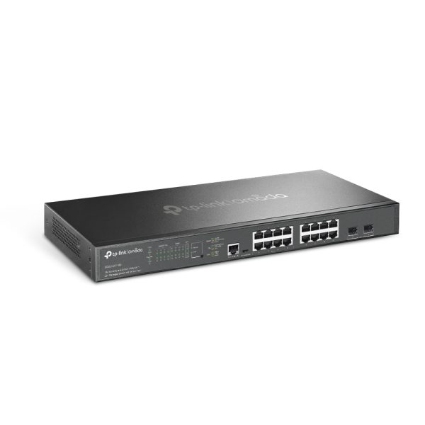TP-Link Omada SG3218XP-M2 dispositivo de redes Gestionado L2+ 2.5G Ethernet (100/1000/2500) Energía sobre Ethernet (PoE) 1U Negro - Imagen 2