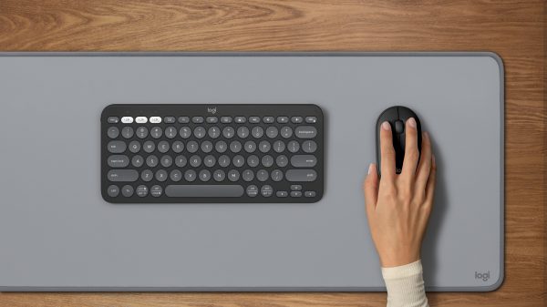 Logitech 910-007049 ratón Oficina Ambidextro RF Wireless + Bluetooth Óptico 4000 DPI