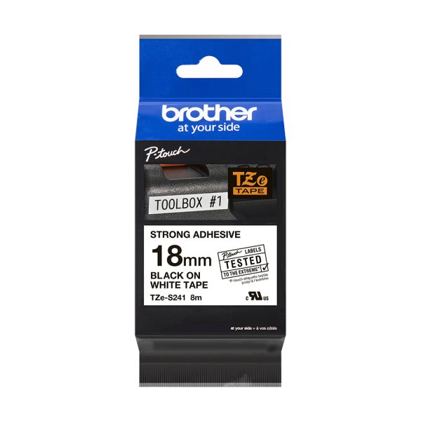 Brother TZE-S241 cinta para impresora de etiquetas Negro sobre blanco TZ - Imagen 3