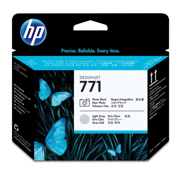 HP Cabezal de impresión DesignJet 771 negro fotográfico/gris claro - Imagen 4