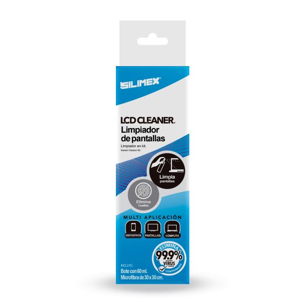 Silimex Kit Lcd Cleaner 60 ml. LCD/LED/Plasma, LCD/TFT/Plasma Juego de limpieza para equipos - Imagen 3