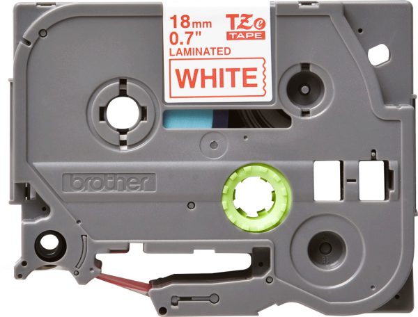 Brother TZE-242 cinta para impresora de etiquetas Rojo sobre blanco - Imagen 2