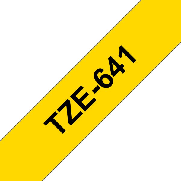 Brother TZE-641 cinta para impresora de etiquetas Negro sobre amarillo - Imagen 4