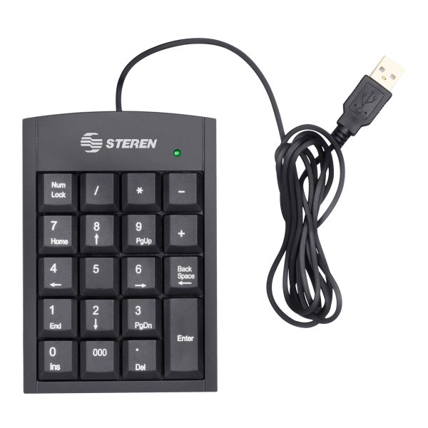 Steren COM-625 teclado numérico Universal USB Negro - Imagen 2
