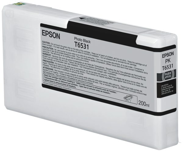 Epson T6531 Photo Black Ink Cartridge (200ml) cartucho de tinta 1 pieza(s) Original Foto negro - Imagen 4