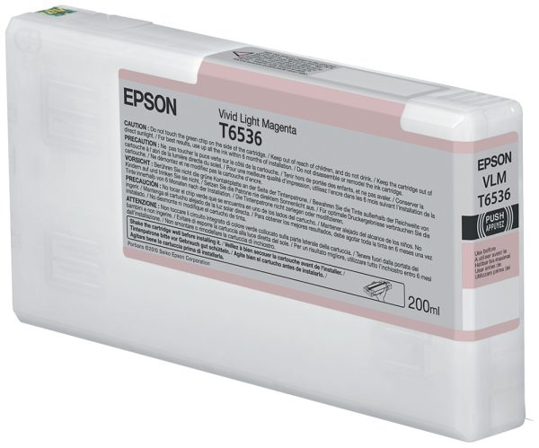 Epson T6536 Vivid Light Magenta Ink Cartridge (200ml) cartucho de tinta 1 pieza(s) Original Magenta claro vivo - Imagen 4