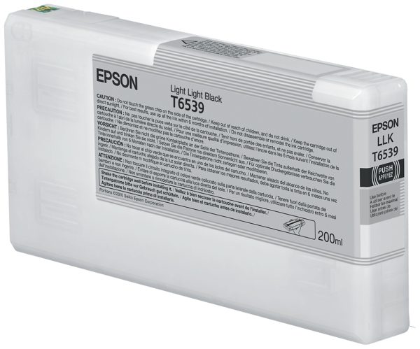 Epson T6539 Light Light Black Ink Cartridge (200ml) cartucho de tinta 1 pieza(s) Original Negro claro claro