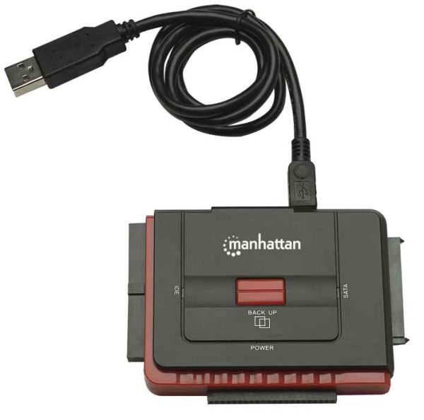 Manhattan Adaptador USB de Alta Velocidad 2.0 a SATA/ IDE - Imagen 4