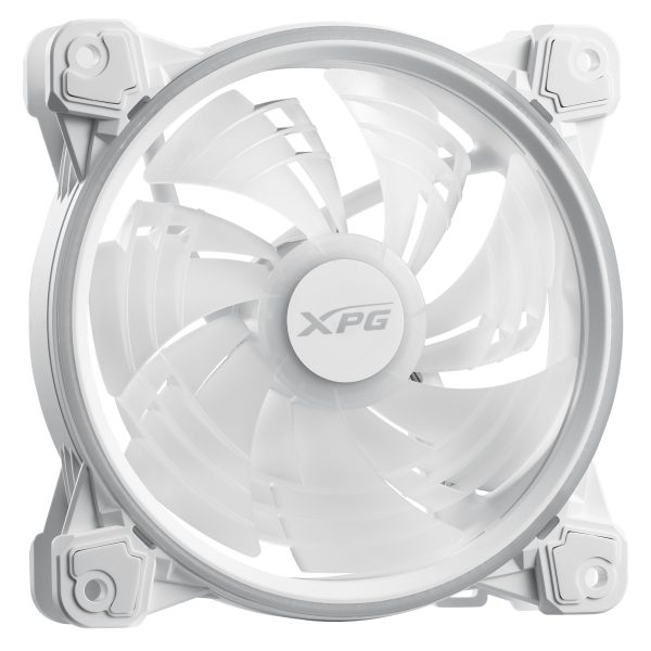 XPG HURRICANE 120 ARGB PWM Placa base Ventilador 12 cm Blanco 1 pieza(s) - Imagen 4