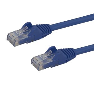 StarTech.com Cable de Red de 30cm Azul Cat6 UTP Ethernet Gigabit RJ45 sin Enganches