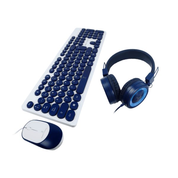 Perfect Choice PC-201731 teclado Ratón incluido Hogar USB Azul - Imagen 2