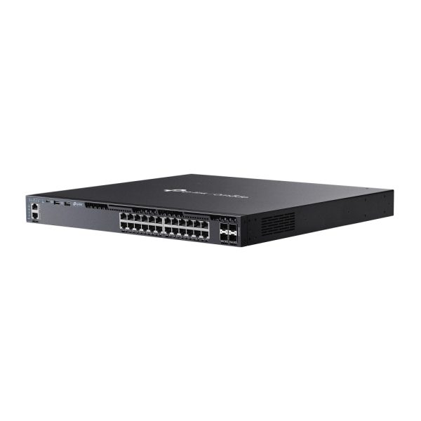 TP-Link Omada SG6428XHP dispositivo de redes Gestionado L3 Gigabit Ethernet (10/100/1000) Energía sobre Ethernet (PoE) 1U Negro - Imagen 2