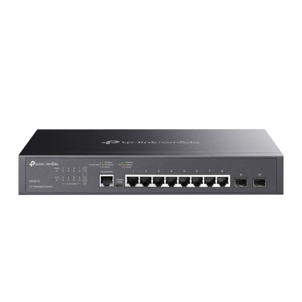 TP-Link Omada SG3210 dispositivo de redes Gestionado L2/L3 Gigabit Ethernet (10/100/1000) 1U Negro