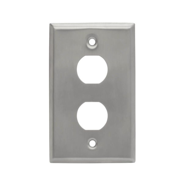 Tripp Lite N206-FP02-IND Placa Frontal de Ancho Sencillo de 2 Puertos, Acero Inoxidable, Grado Industrial, IP44, TAA - Imagen 4
