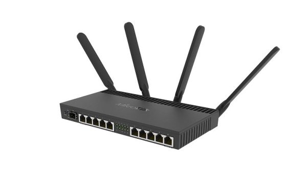 Mikrotik RB4011iGS+5HacQ2HnD-IN router inalámbrico Gigabit Ethernet Doble banda (2,4 GHz / 5 GHz) Negro - Imagen 2