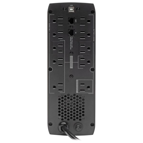 Tripp Lite ECO1500LCD UPS No Break Interactivo con USB y 10 Tomacorrientes - 120V, 1440VA, 900W, 50Hz / 60Hz, AVR, Serie ECO, ENERGY STAR - Imagen 2