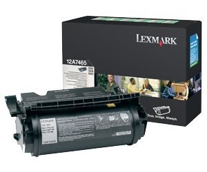 Lexmark 12A7465 cartucho de tóner 1 pieza(s) Original Negro