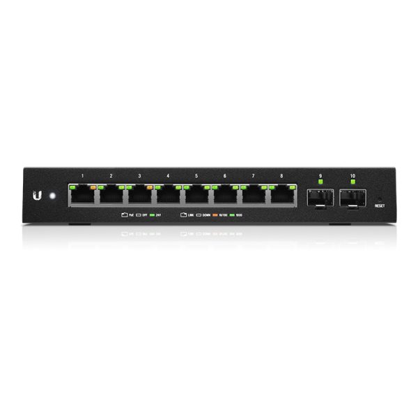 Ubiquiti EdgeSwitch 10XP Gestionado L2 Gigabit Ethernet (10/100/1000) Energía sobre Ethernet (PoE) Negro - Imagen 3