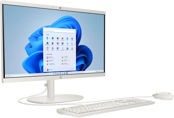 HP 22-dg0006la Intel® Core™ i3 N100 54.5 cm (21.4") 1920 x 1080 Pixeles PC todo en uno 8 GB DDR5-SDRAM 128 GB UFS Windows 11 Home Wi-Fi 6 (802.11ax) Blanco - Imagen 2