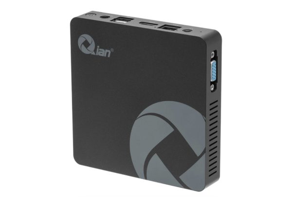Qian QII-07C46-KW PC/estaciòn de trabajo Intel® Celeron® N N3350 4 GB LPDDR3-SDRAM 64 GB eMMC Windows 10 Pro Mini PC Negro - Imagen 4