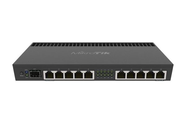 Mikrotik RB4011IGS+RM enrutador Gigabit Ethernet Negro