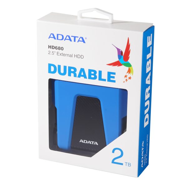 ADATA HD680 disco duro externo 2 TB USB 3.2 Gen 1 (3.1 Gen 1) Azul - Imagen 2