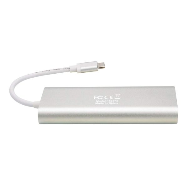 Manhattan Docking Station multiplicador de puertos USB Tipo-C 6 en 1 - Imagen 4