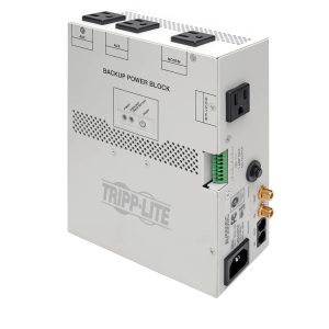 Tripp Lite AV550SC Bloque de Potencia de Respaldo para Audio/Video de 550VA - Protección Exclusiva para UPS para Gabinete con Cableado Estructurado