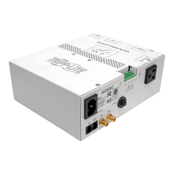 Tripp Lite AV550SC Bloque de Potencia de Respaldo para Audio/Video de 550VA - Protección Exclusiva para UPS para Gabinete con Cableado Estructurado - Imagen 4