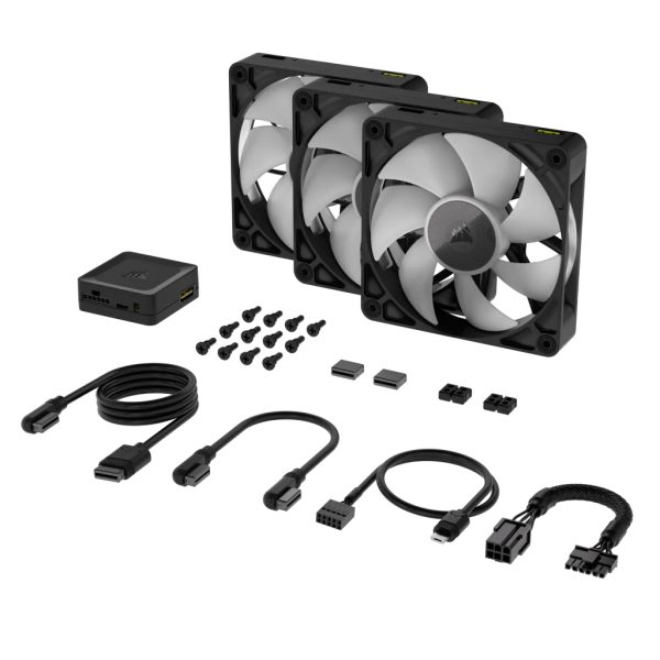 Corsair iCUE LINK RX120 RGB Gabinete de la computadora Ventilador 12 cm Negro 3 pieza(s) - Imagen 3