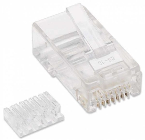 Intellinet PLUG RJ45 CAT6 SOLIDO UTP BOTE 100 PZAS ORO 15-MICRAS - Imagen 3