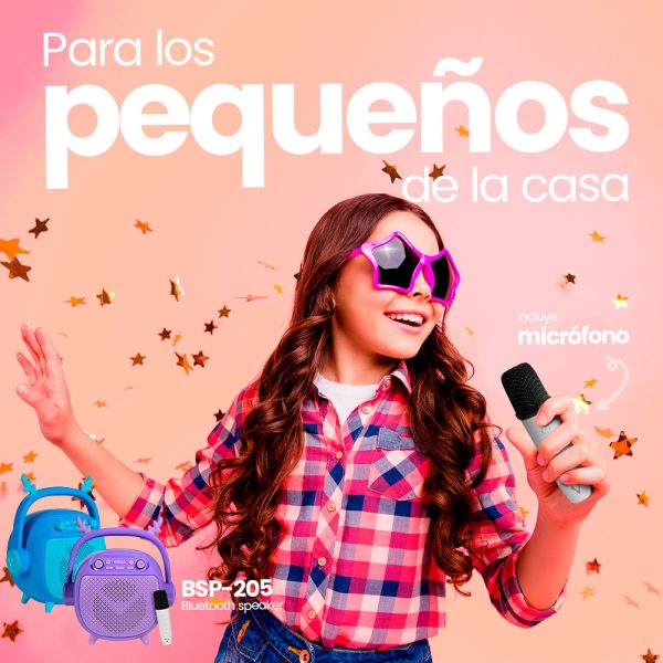 Vorago BSP-205-BL altavoz portátil o de fiesta Altavoz portátil estéreo Azul 10 W - Imagen 4