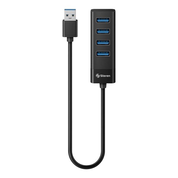 Steren USB-5234 nodo concentrador USB 3.2 Gen 1 (3.1 Gen 1) Type-A 5000 Mbit/s - Imagen 2