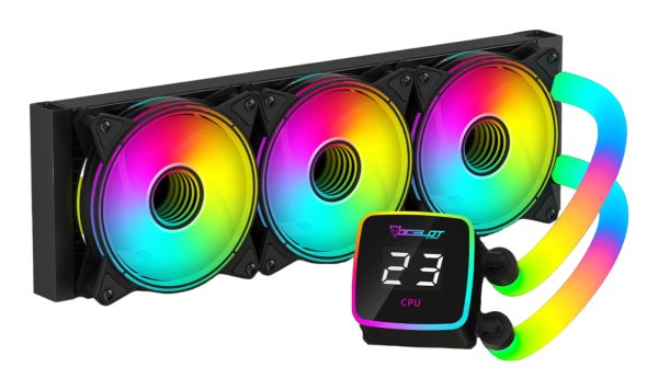 Ocelot Gaming OEL360 sistema de refrigeración de computadora Procesador Kit de enfriamiento líquido 36 cm Negro