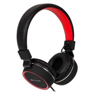 Naceb Technology NA-0310R audífono y auriculare Audífonos Alámbrico Diadema Llamadas/Música Rojo
