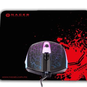 Naceb Technology NA-632 ratón Juego Ambidiestro USB tipo A Óptico 1200 DPI