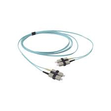 Siemon FJ2-SCSC5L-03AQ cable InfiniBand y de fibra óptica 3 m SC OFNR Color aguamarina