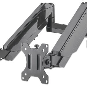 Manhattan Soporte universal de pared para dos monitores, con pistones a gas