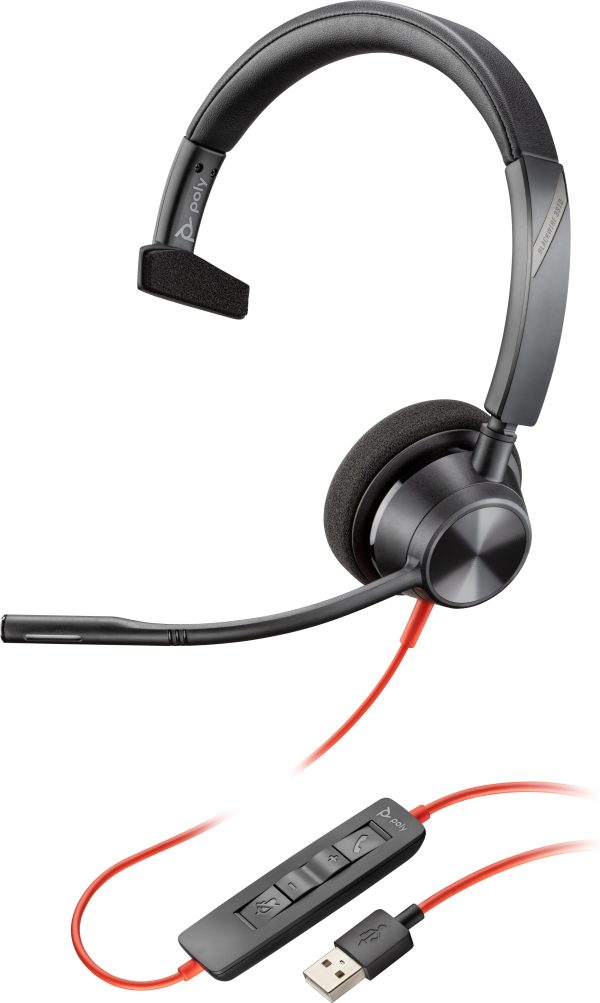 POLY Auriculares monoaurales USB-A Blackwire 5210 - Imagen 3
